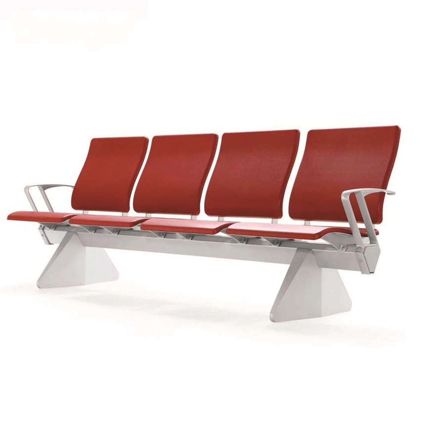 Customer Waiting Bench PU Aluminum Airport Seating Hospital Clinic Waiting Chair