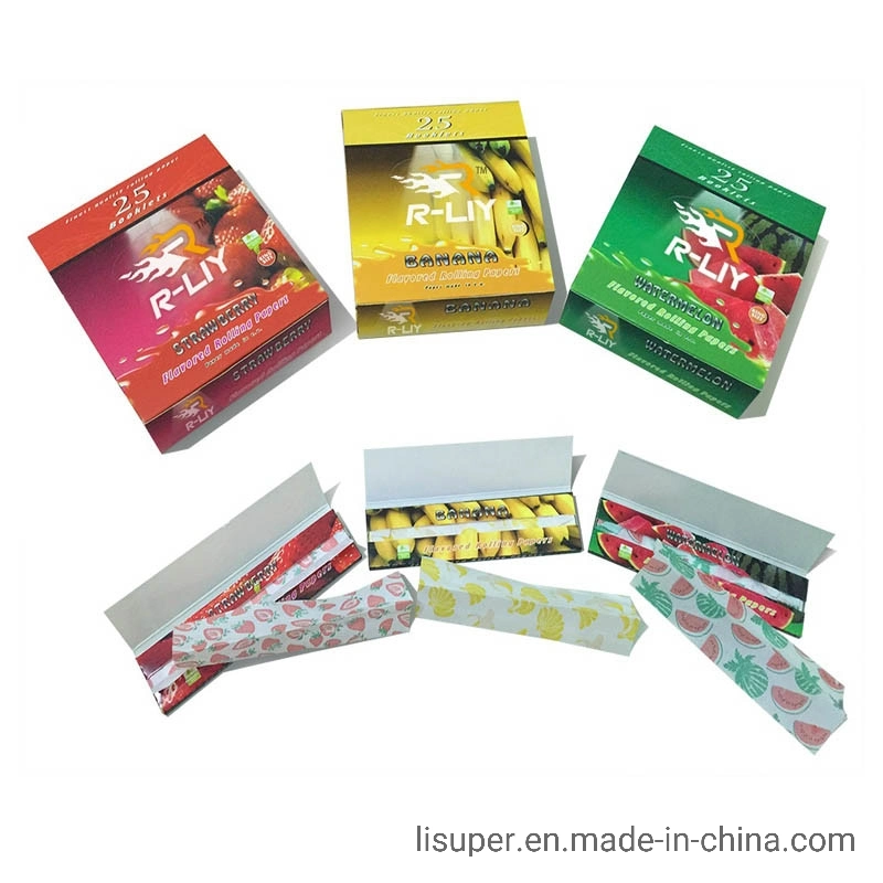 Flavour Rolling Smoking Papers with Fruit Smelling, (Banana Flavor)