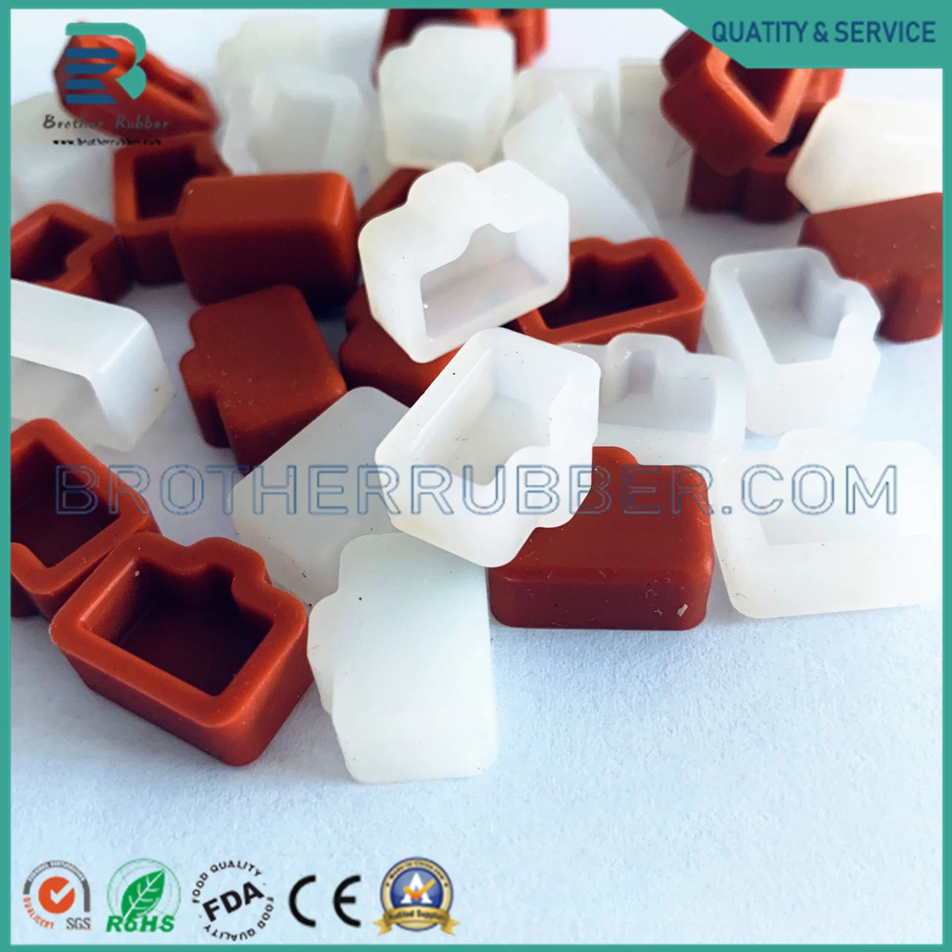 Molded Silicone Rubber Accessories Custom Design According to Assembly Parts