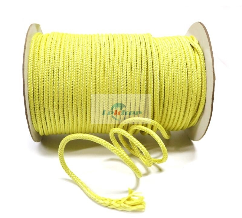 Flat/Square Kevlar Rope/Aramid Roller Rope for Glass Tempering Furnace with High Strength and Anti-Abrasive