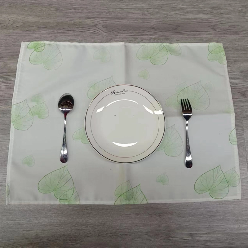 Custom Designed Natural Cotton Placemats, Tablecloth, for Kitchen Dining Table