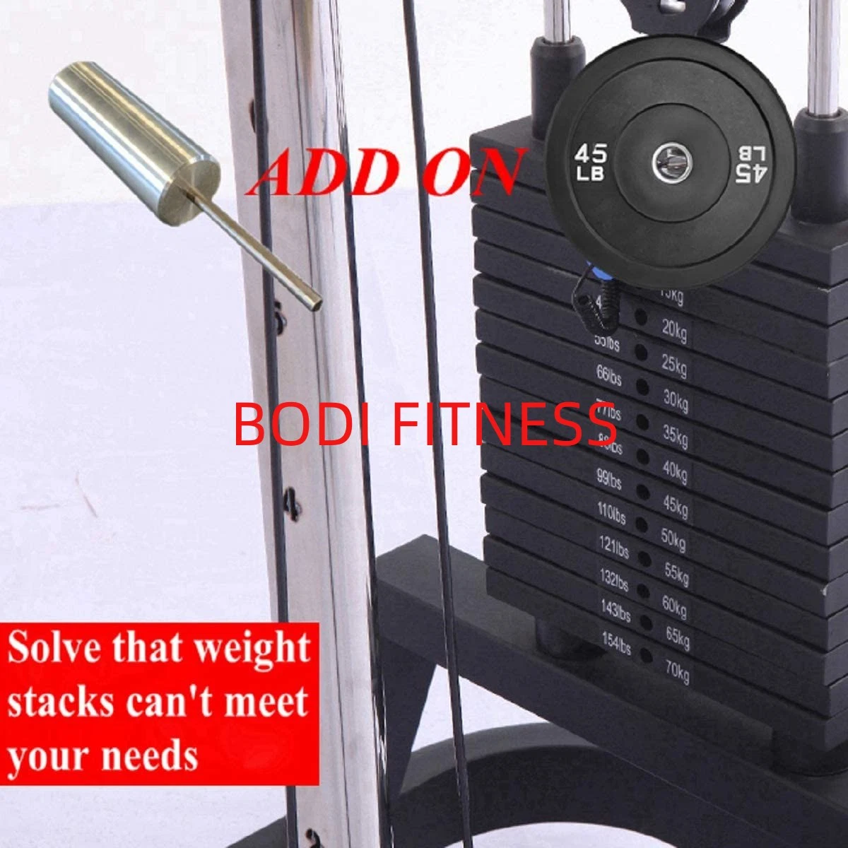 Spring Loaded Dropset Gym Pins Accessories 3/8 Gym Reduce Weight Stack Pins