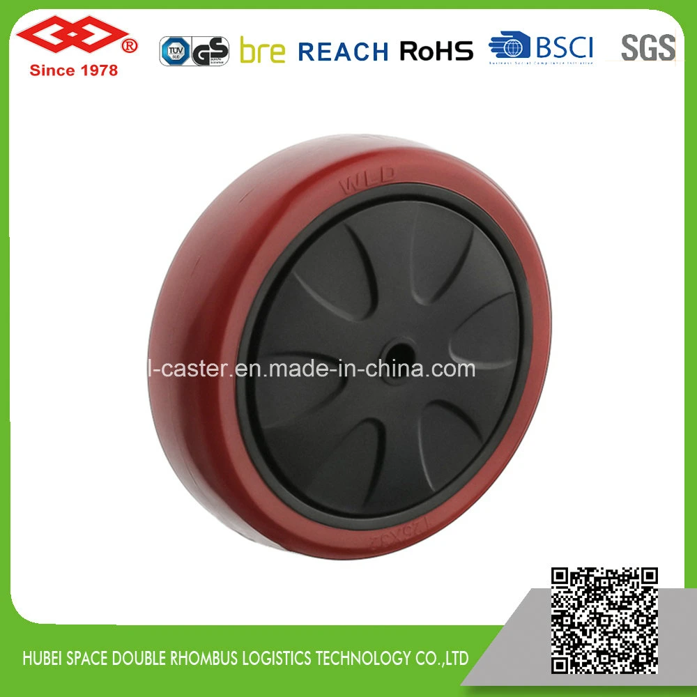 4 Inch Swivel Plate with Brake PU Whee Caster