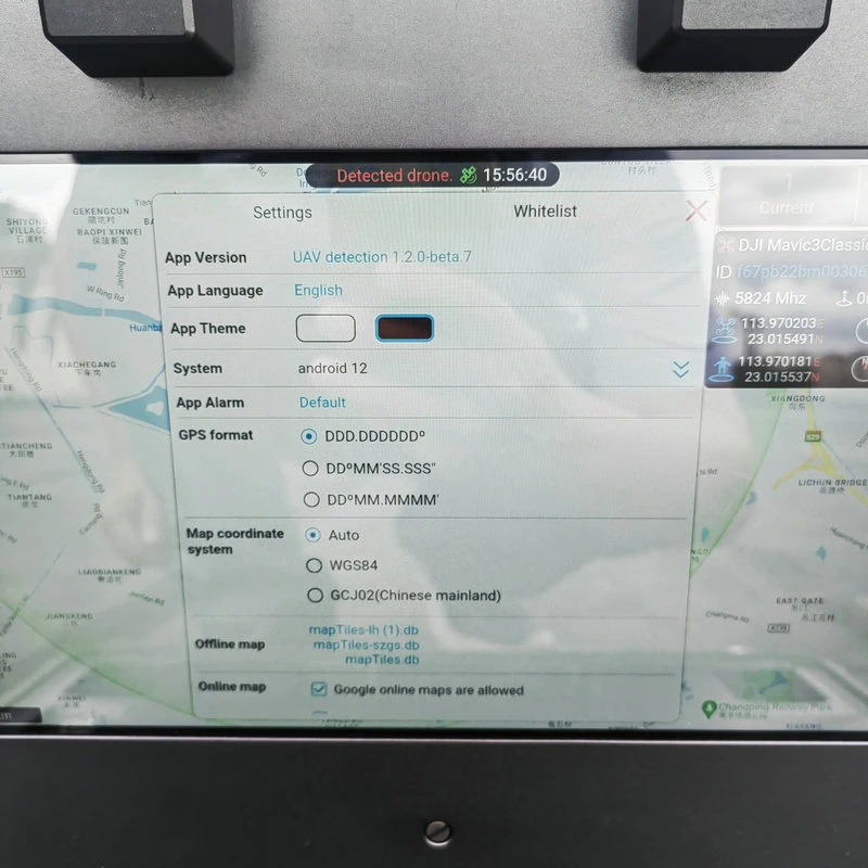 Suitcase Uav Detection & Position Device 5km Range, Drone Identification, Precise Trajectory Tracking, Uas and Pilot Location