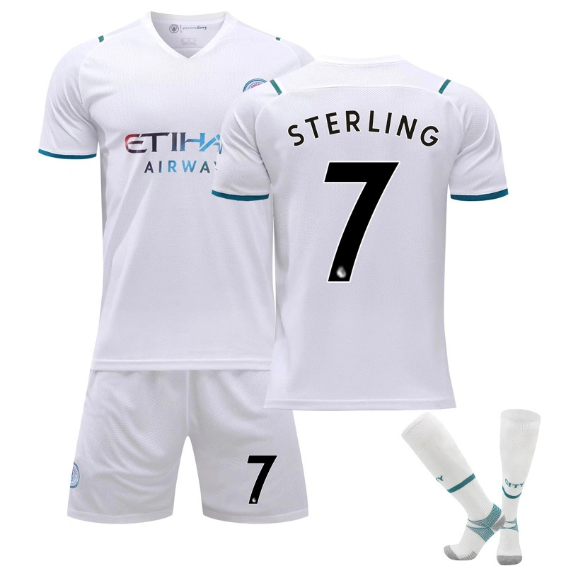 Away no. 17 de Bruyne no. 9 Harland Camiseta de fútbol blanca