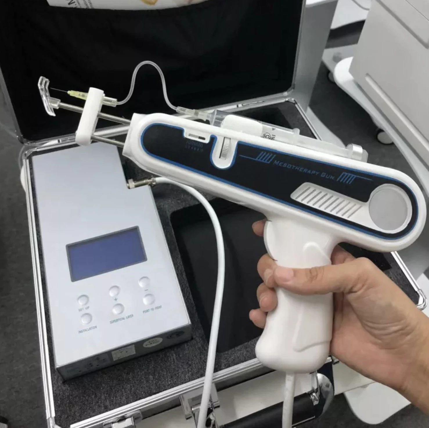 Factory Direct Sale Mesotherapy Gun Injection Mesogun Prp Mesutherapy Injection Skin Smooth Skin Care Skin Water