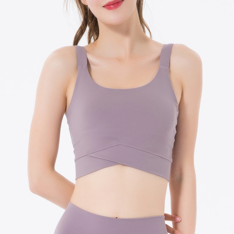 Sous-vêtements de sport serrés, soutien-gorge de fitness et de yoga anti-chocs.