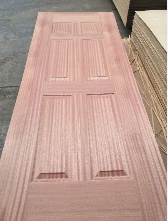 Molded Door Skin Modern Laminate MDF HDF Door Panel Sheet Veneer Factory