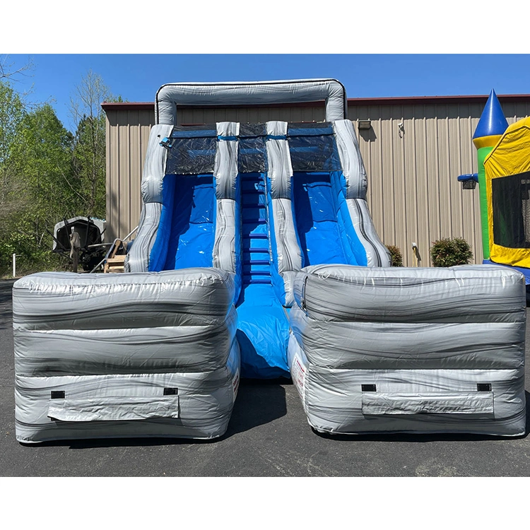 Giants Commercial Adult Inflatable Castle Water Park Jumping Slide Clearance Chinelos insuflável Combo para criança com Piscina água simples e moderna Deslize