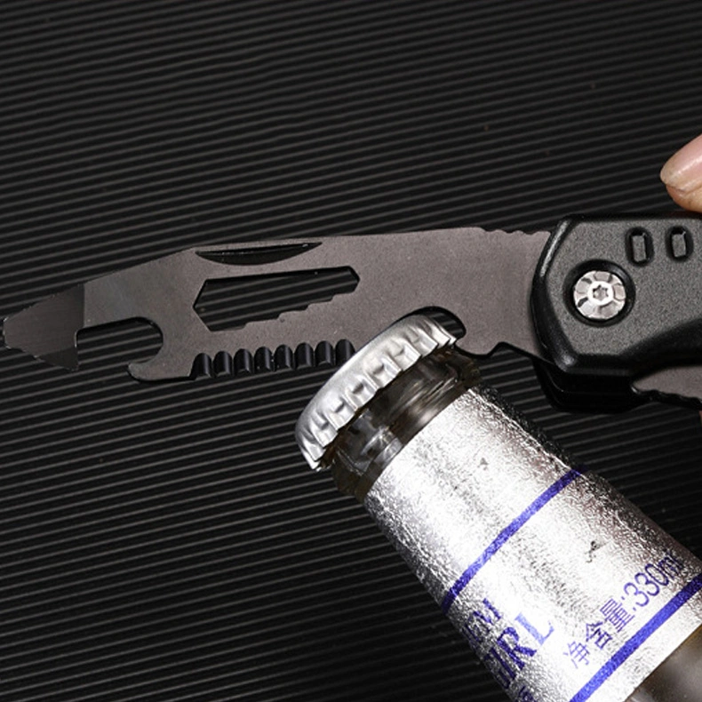 Multi-Function Hammer Wrench Screwdriver Opener Saw Knife Pocket Outdoor Camping Survival Tool