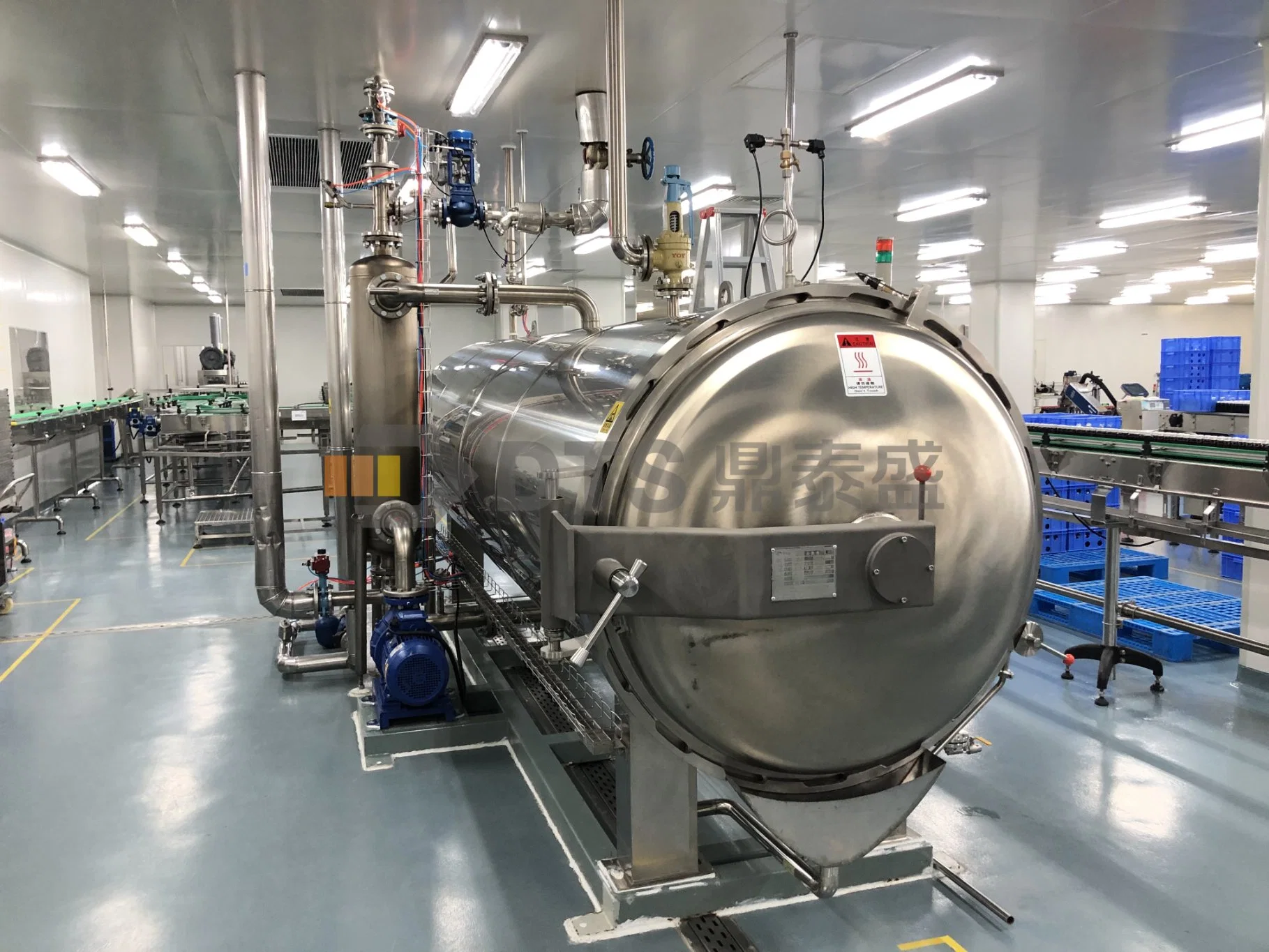 High-End Water Spray Retort/Autoclave/Sterilizer for Foods and Beverages Pet Food with Perfect Thermal Distribution