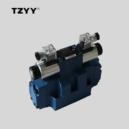 Tzyy da válvula proporcional direcional de controlo de alta pressão do solenoide hidráulico industrial Válvula direcional acionada por piloto controlada por solenoide 4weh10y