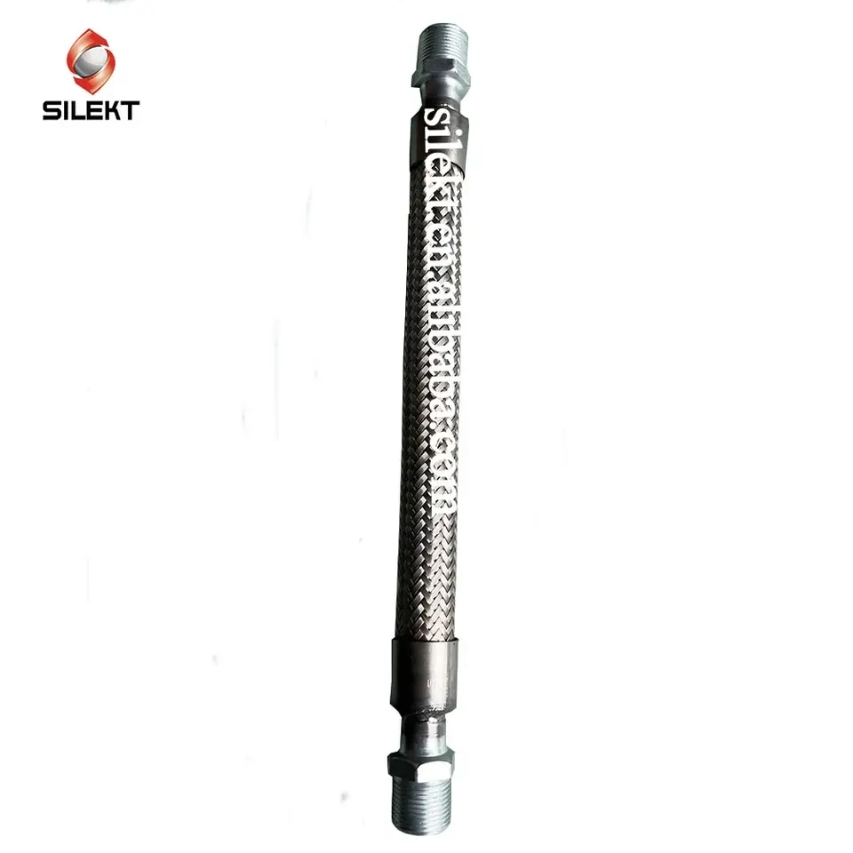 Wg9100360183 Stainless Steel Air Compressor Hose Corrugated Pipe L=300mm HOWO Truck Engine Parts
