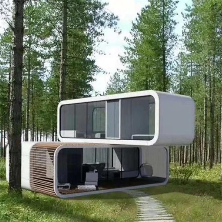 Hotel Style Multi Room Prefabricated Container Mobile Residential Building Apple Cabin