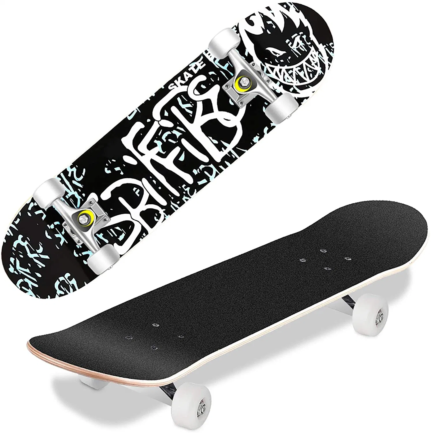 3108 331 بوصة 4 عجلات خشبية Maple Street Mini Skateboard