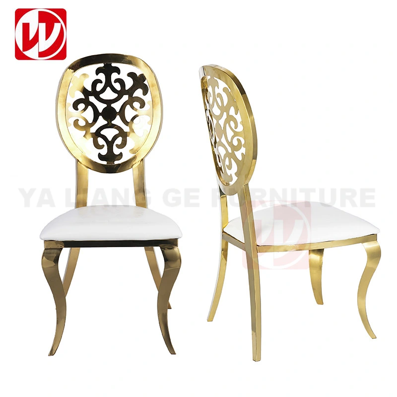 Dual-Purpose Stainless Steel Fancy Wedding Furniture for Dining Restaurant Event Chairs