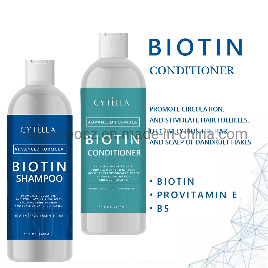 Promote Circul Ation and Stimulate Hair Follicles Advanced Formul a Biotin Shampoo and Conditioner Set