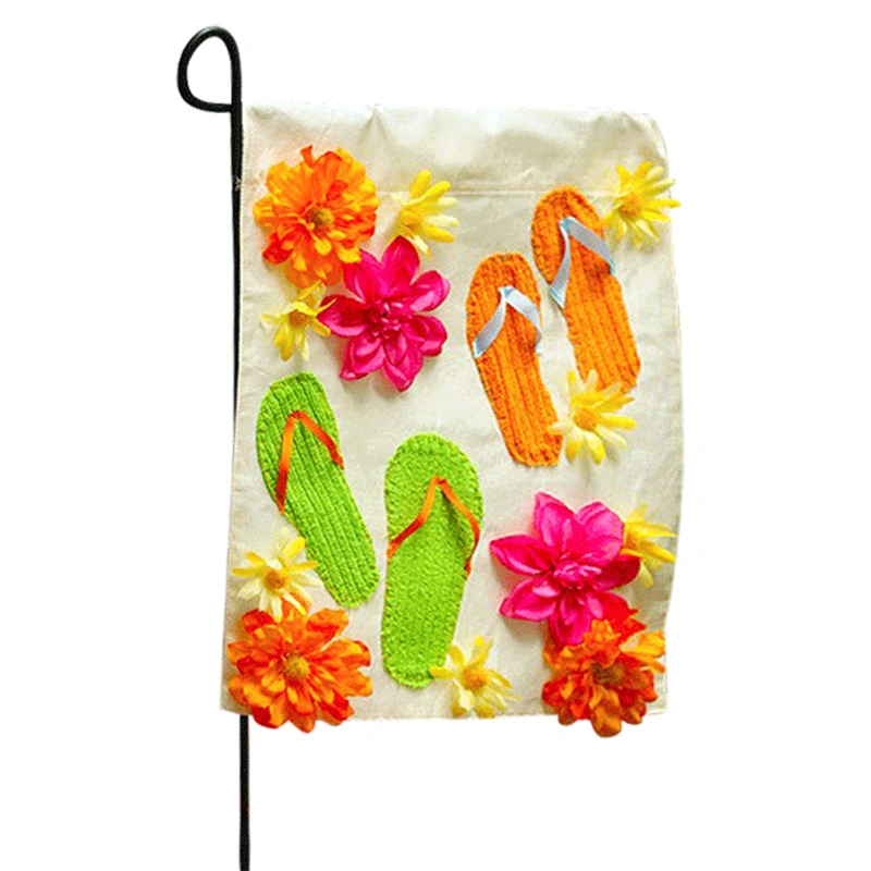 Personalized Garden Flag Small Vertical Double Sided Image