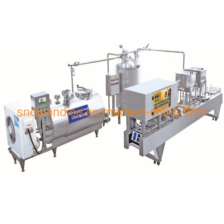 Automatic 1000L Soy Milk/Milk / Filling Line, Commercial Milk Refrigerated Tank, Milk Cooling Tank