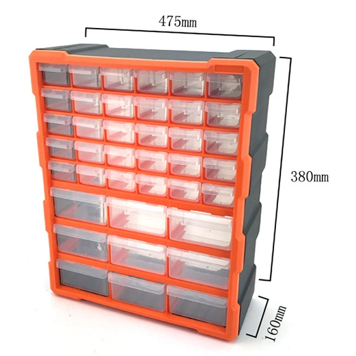 39 Drawers Hardware & Craft Plastic Drawer Storage Tool Box