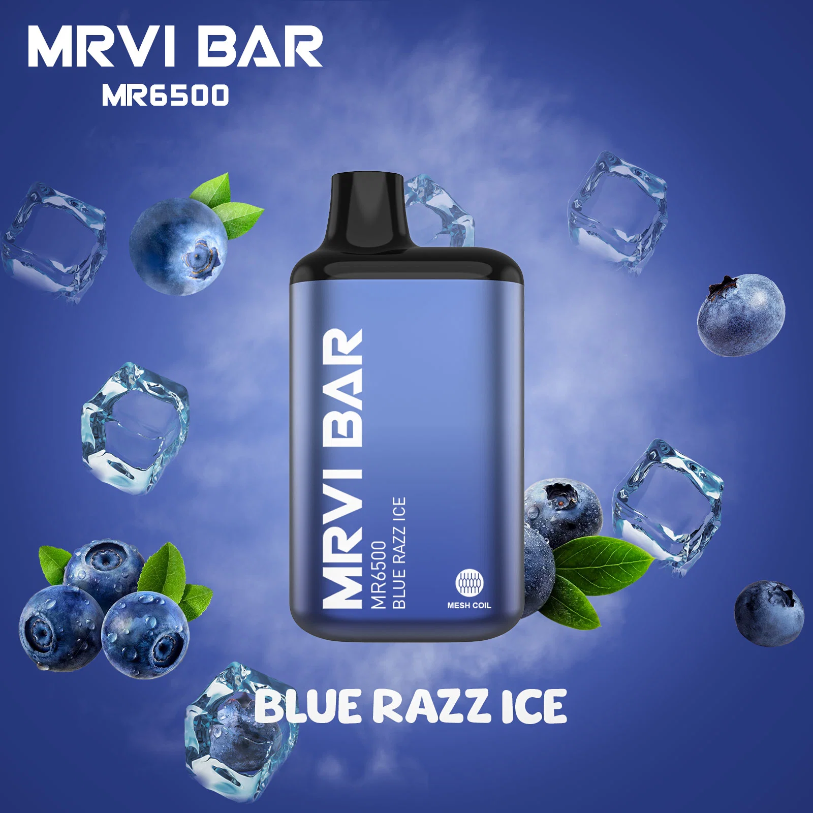 2023 New Arrival Mrvi Bar 6500 Puffs Rechargeable Vape Pen Pod Disposable Electronic Cigarette Vaporizer