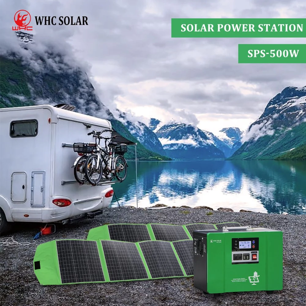 WHC Solar portable Mobile système d'alimentation de générateur solaire de 10 kw pour Home Solar Power System énergie batterie lithium Prix usine