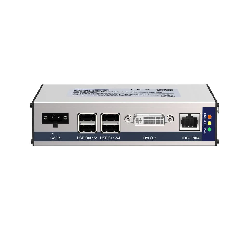 Idd-Link4 Kvm Extender with Transmitter and Receiver 100m High quality/High cost performance  Network Cat5e CAT6 Cat7 DVI USB Input & Output