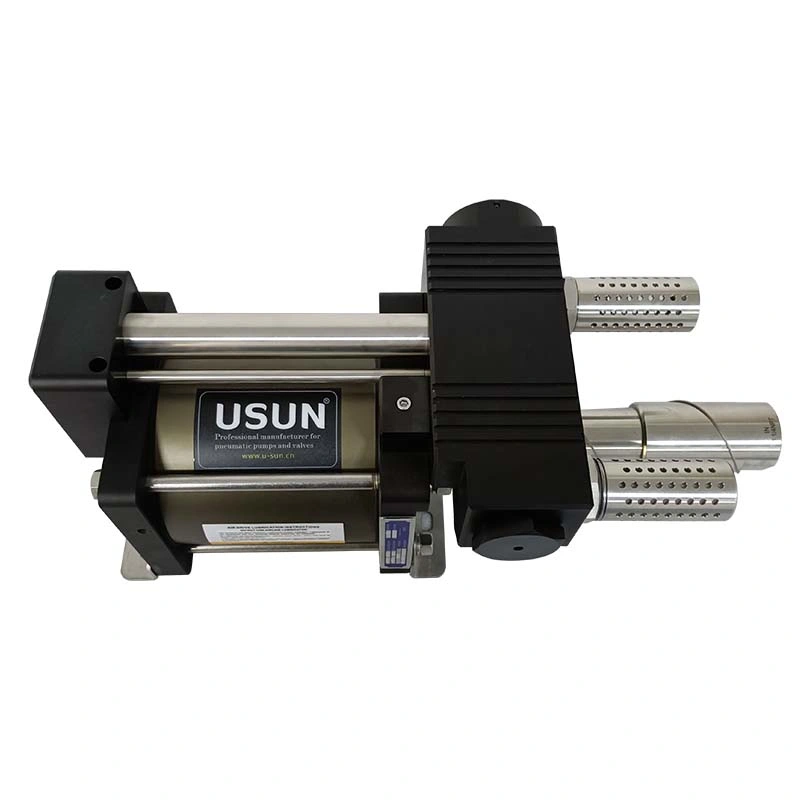 New Arrival Usun Model: AGW60L Long Stroke Double Acting Compressed Pneumatic Driven Oil Pressure Pump for Oil Equipment