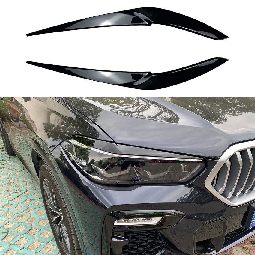 Plastique ABS pour BMW X5 G05 X6 G06 2019+ projecteur Sourcils