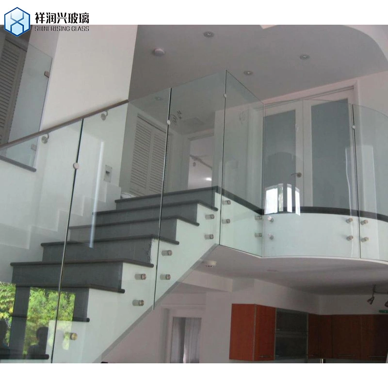 China 19mm Thick Custom Size Super White Low Iron Ultra Clear Toughened Tempered Esg Glass Facade Fins Wall Price Cost Per M2