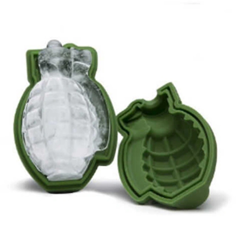 3D Bomb Shape Silicone Ice Cube Molder Ai11613