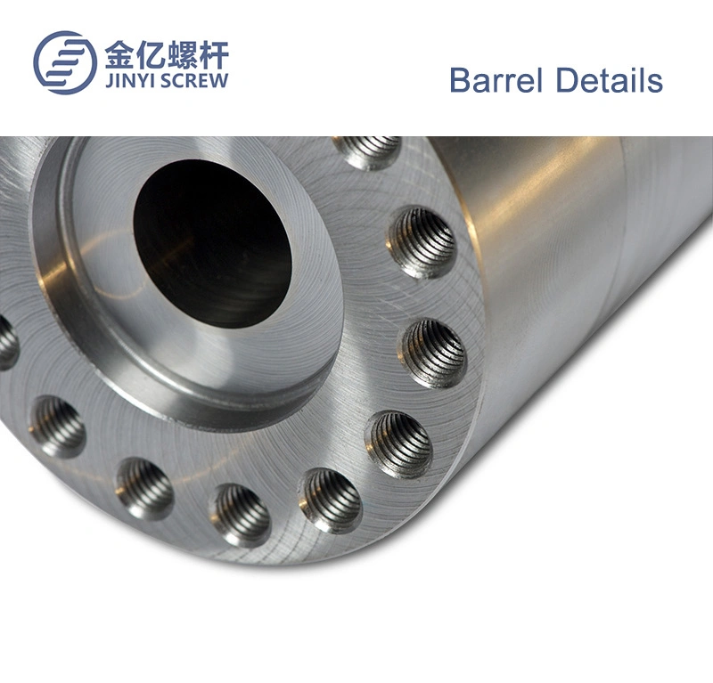 Pipe Extrusion Screw Barrel Bimetallic Chromed Treatment