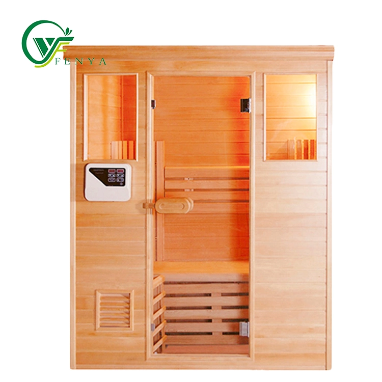 Nova casa de banho de luxo moderno design tradicional de vapor Sauna seca