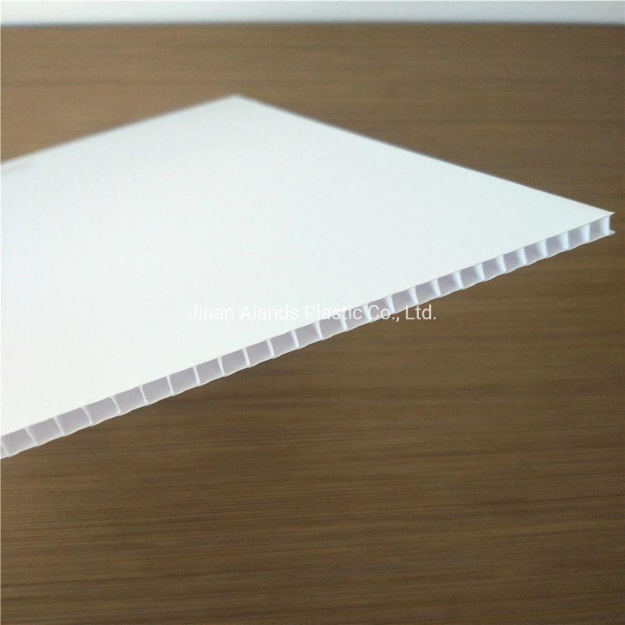 Alands Plastic Printing Use 4mm 700GSM 750GSM PP Coroplast Sheet Polypropylene Hollow Sheet