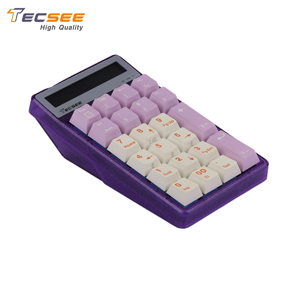 2 in 1 Wireless Numeric Keypad Calculator Numpad Bluetooth Mechanical Keypad