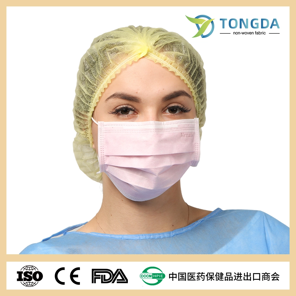 Hospital Infection Control 3 Ply Surgical Mouth Face Mask Disposable