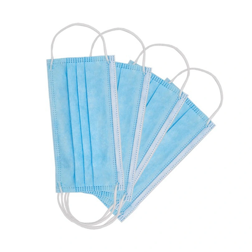 Protective Disposable Blue Face Mask with High Bfe