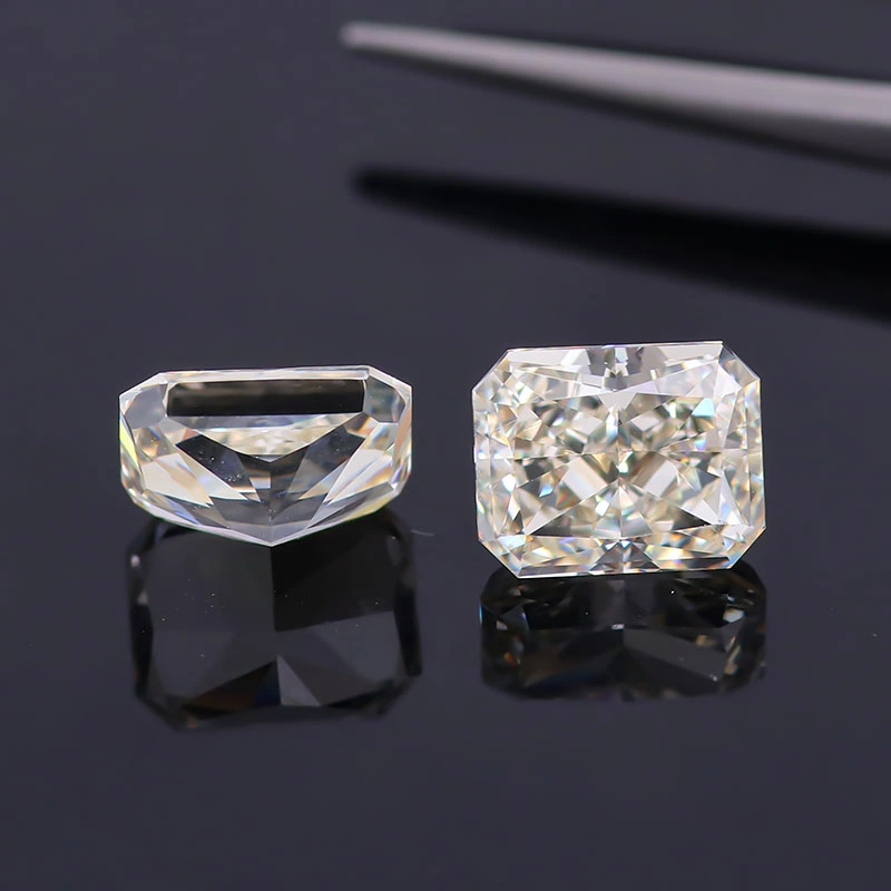 Provence Schmuck Radiant Cut Cubic Zirkonia Zitronengelb Farbe Eis Cut CZ Großhändler Bestand Großhandel/Lieferant Preis Cubic Zirkonia