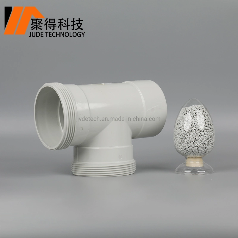 Injuction Factory Direct Sales UPVC Raw Material PVC Pipe Fitting Compound Granules Shiny Surface