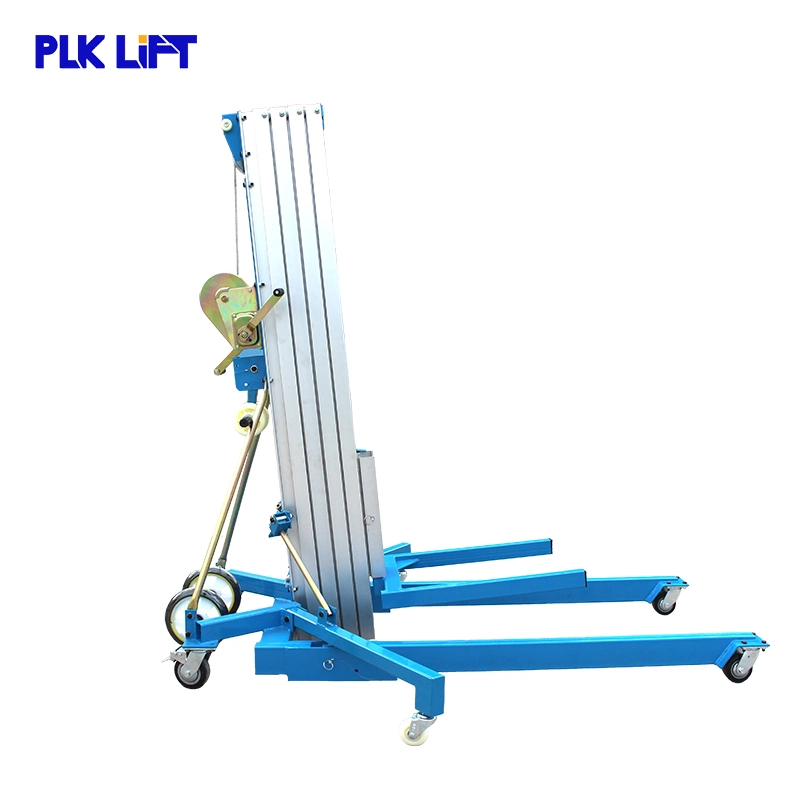 3.5m 5m Manual Material Lift for Air Conditioner Installing