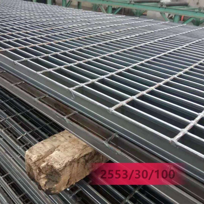 Hot DIP Galvanized Bar Grating Flat Serrated I-Section Twisted