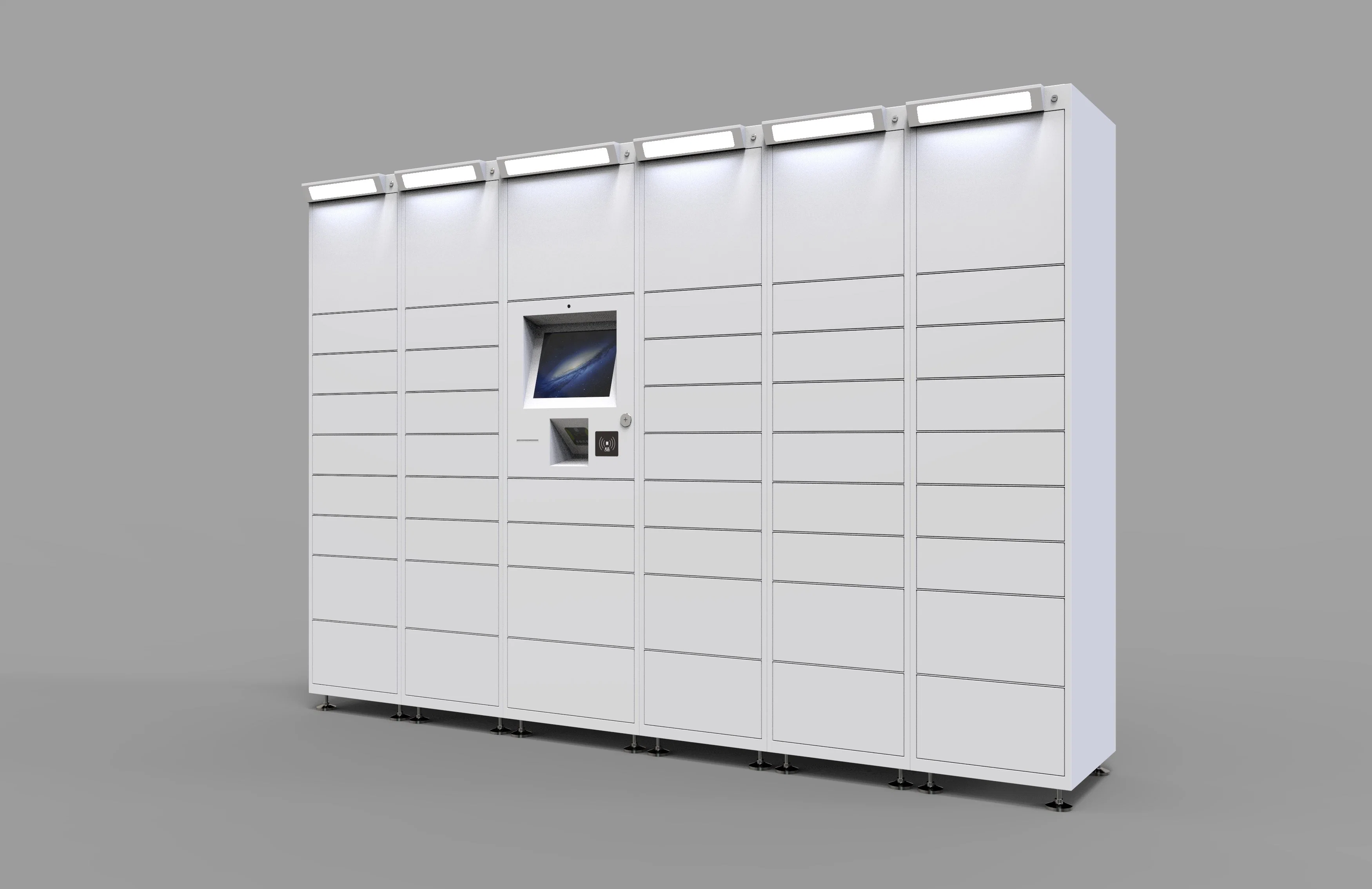 2019 New Style Supermarket 36 Lock Business Parks Intelligent 9 Doors Metal Almirah Outdoor Electronic Locker