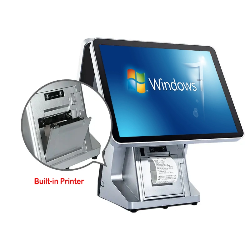 شاشة تعمل باللمس بحجم 15 بوصة من نظام الدفع Windows POS Terminal Payment الجهاز