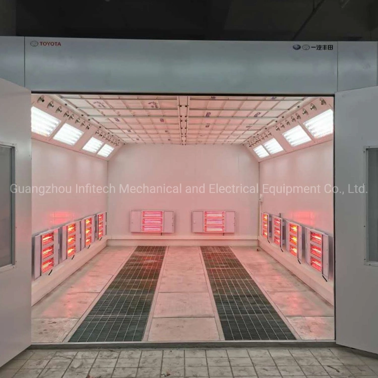 Cabina de pintura no estándar cabinas de pulverización de coches cabina de pulverización de coches con Calefacción por infrarrojos
