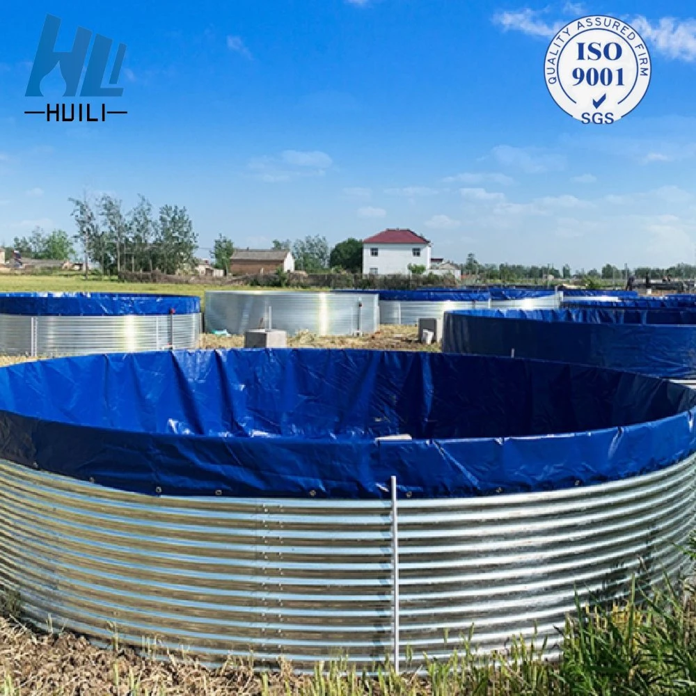 Galvanized Steel Corrugated Steel Water Tank Large Irrigation Round Zincalume Circular Tank