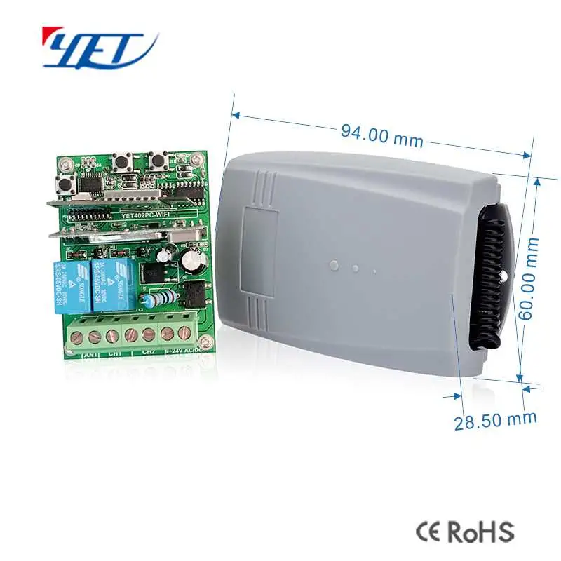 Sin embargo, el receptor WiFi inalámbrico universal402PC-WiFi 2 Canales receptor