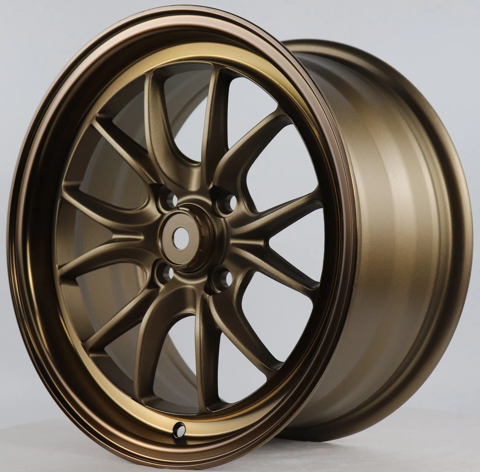 Alloy Wheel Classic Sand Bronze Aftermarket Rims 15 Inch PCD 4*100