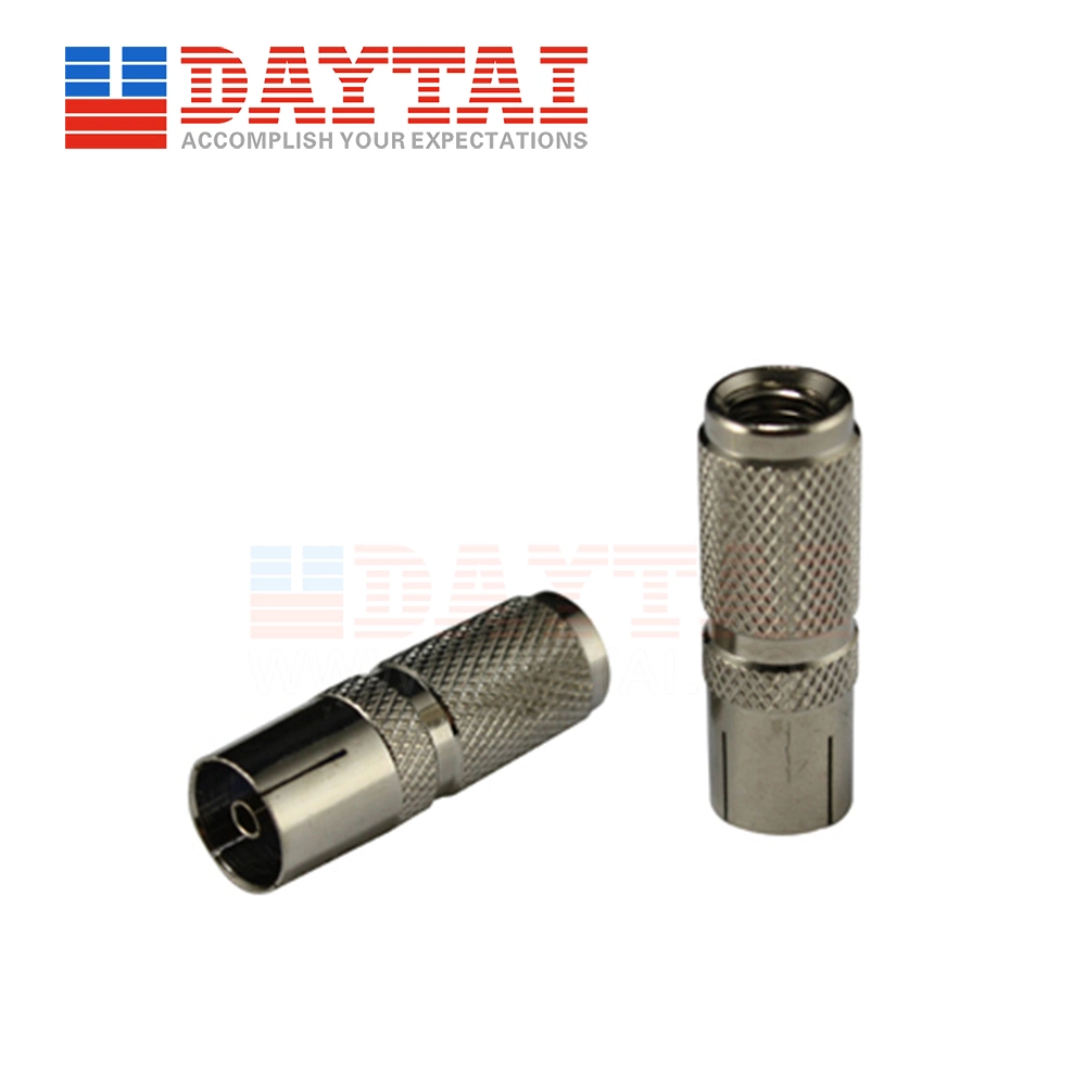 CATV TV IEC Conector macho para cable coaxial RG6