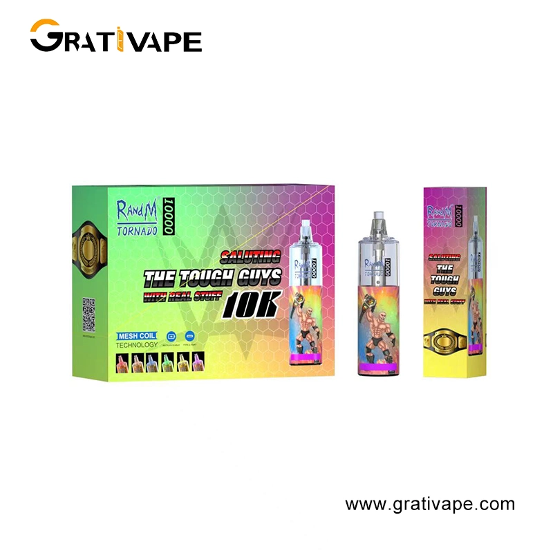 Runfree Randm Tornado 7000puffs bares de fábrica Venta directa Vapes Big Lápiz desechable Elf VAPE recargable nicotina libre de jucie vaporizador de sabor E Cigarete