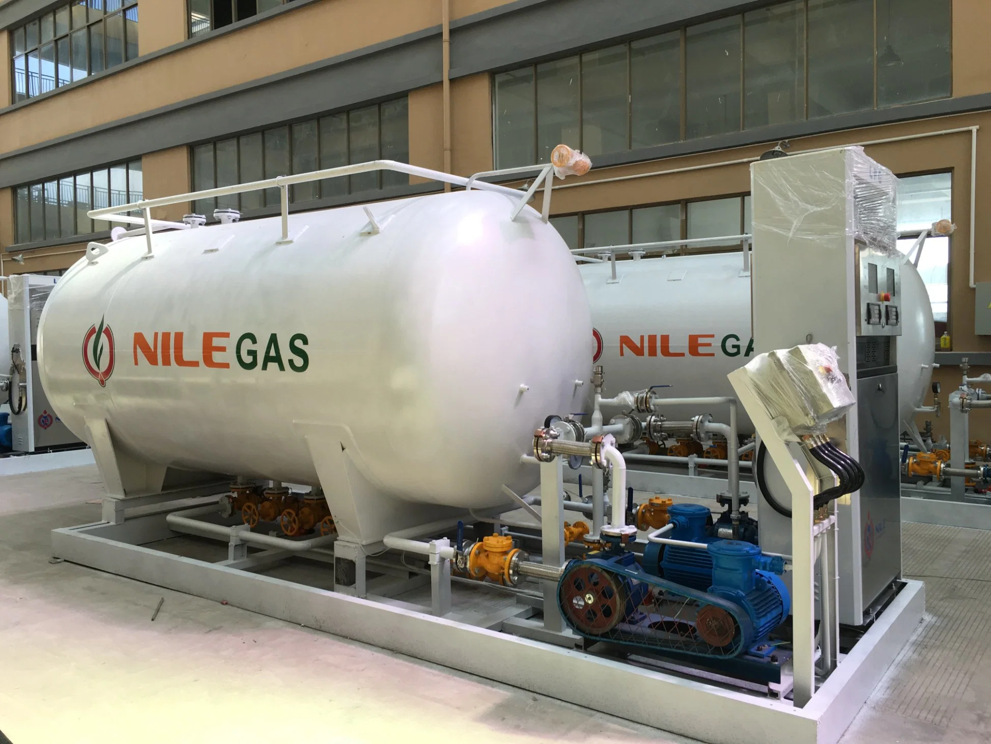 الزحافات الصغيرة لتعبئة LPG المحمول20 قدمًا و40 قدمًا